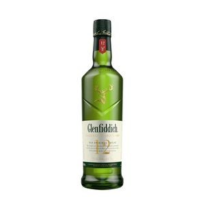 Etched Glenfiddich 12 Year w/Color Fill