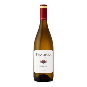 Etched Franciscan Napa Chardonnay w/Color Fill