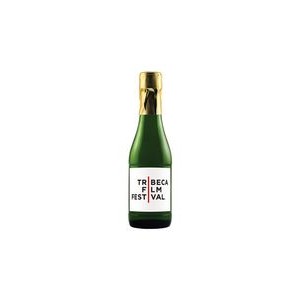 Labeled Mini CA Champagne Sparkling Wine with Full Color Custom Label