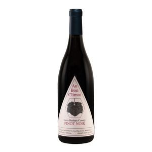 Etched Au Bon Climat Santa Barbara Pinot Noir w/Color Fill
