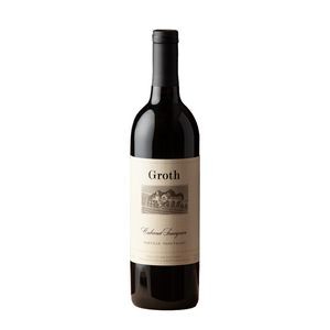Etched Groth Cabernet Sauvignon Oakville Red Wine w/Color Fill