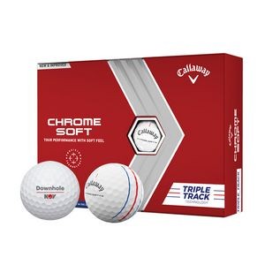 Callaway® Chrome Soft Triple Track White Golf Balls 2023 (Dozen)