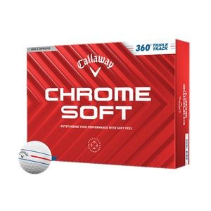 Callaway® Chrome Soft 360 Triple Track Golf Balls '24 (Dozen)