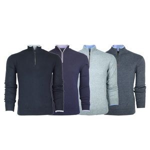 Greyson® Sebonack Quarter Zip Sweater