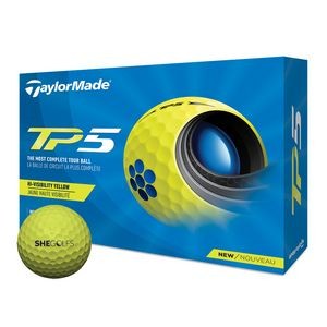 TaylorMade® TP5 Yellow Golf Balls (Dozen)