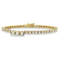Jilco Inc. Yellow Gold 5.00 TWT Diamond Tennis Bracelet
