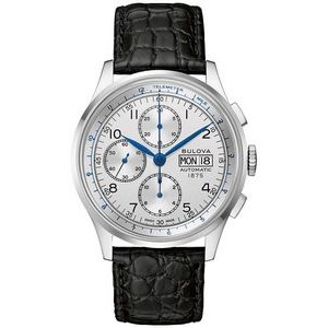 Joseph Bulova® Men's Classic Swiss Automatic Watch w/Chronograph Dial