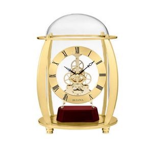 Bulova® Victoria Glass Dome Table Clock