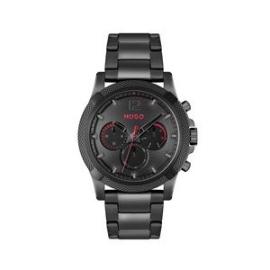 Hugo Boss Gent's Hugo Impress Black Ionic Plated Watch w/Bracelet