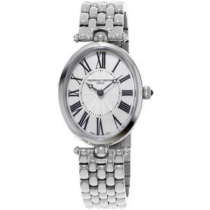 Frederique Constant® Ladies FC Classic Quartz Silver-Tone Stainless Steel Watch w/Silver Dial