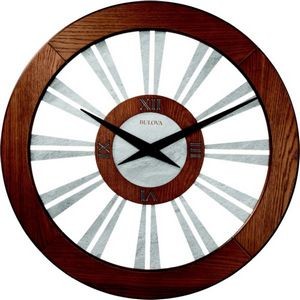 Bulova® Woodhaul Wall Clock