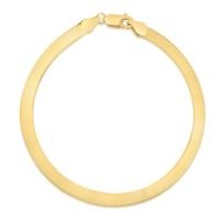 Jilco Inc. 8" Yellow Gold Herringbone Bracelet
