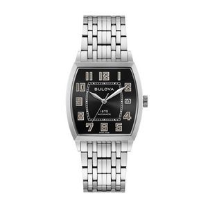 Joseph Bulova® Men's Classic Stainless Steel Banker Watch