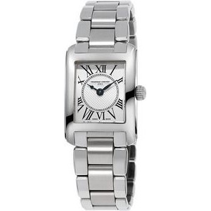 Frederique Constant® Ladies FC Classic Quartz Silver-Tone Stainless Steel Watch w/Silver Dial