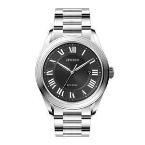Citizen® Men's Arezzo Eco-Drive Stainless Steel Bracelet Watch