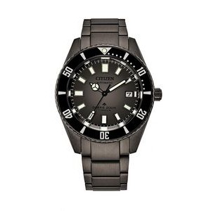 Citizen® Men's Promaster Dive Automatics Titanium Bracelet Watch w/Gray Dial