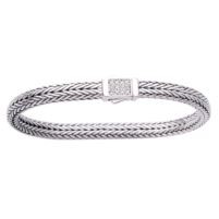 Jilco Inc. 8.25" Unisex White Sapphire Bracelet