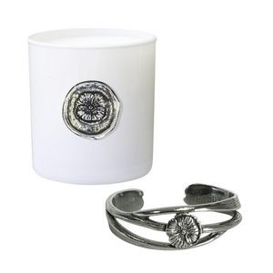 Salisbury Bloominaire™ FOM August Candle & Bracelet Gift Set
