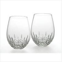 Waterford® Lismore Nouveau Stemless Wine Glass Pair