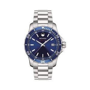 Movado Gents' Series 800 Performance Steel Watch W/Blue Dial