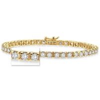 Jilco Inc. Yellow Gold 6.00 TWT Diamond Tennis Bracelet
