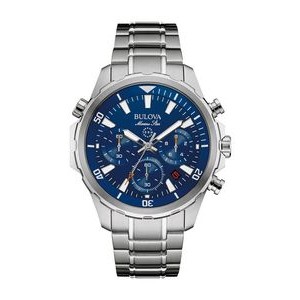 Bulova® Men's Marine Star Bracelet Watch w/Blue Dial