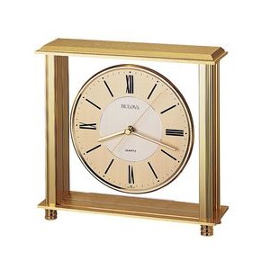 Bulova® Grand Prix Table Clock