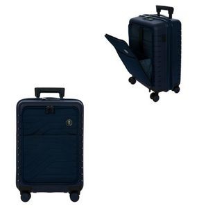 21'' Bric's BY Ulisse Expandable Blue Spinner Luggage w/Pocket