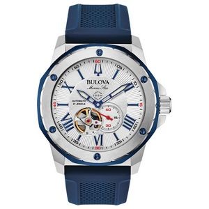 Bulova® Men's Marine Star Collection Automatic Watch w/Sport Strap