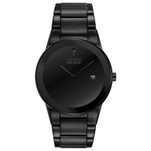 Citizen® Men's Eco-Drive All Black Watch w/Edge To Edge Crystal