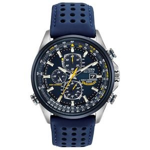 Citizen® Men's Eco World Chronograph Watch w/Blue Strap