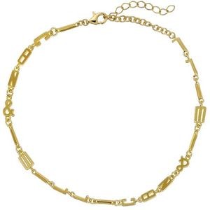 Jilco Inc. 14K Yellow Gold Affirmation Bracelet - I Can & I Will