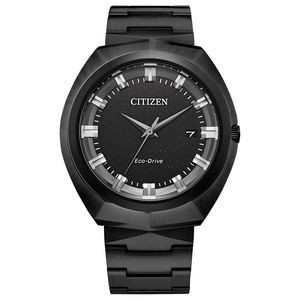 Citizen® Men's Sport Luxury Stainless Steel Bracelet Watch w/Black Dial