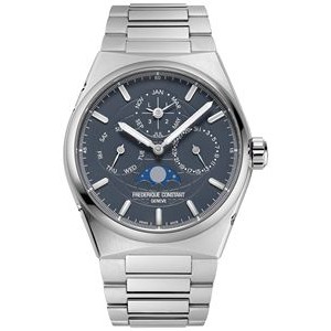 Frederique Constant® Men's Highlife Stainless Steel Bracelet Watch w/Blue Dial