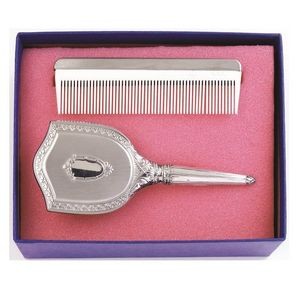 Salisbury Girl's Embossed Brush & Comb Set