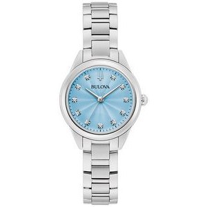 Citizen® Men's Sport Luxury Radio Control Stainless Steel Bracelet Watch w/Light Blue Dial