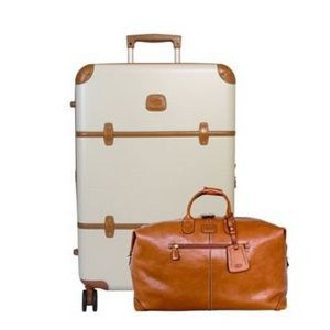 Bric's 27'' Bellagio Spinner Trunk-Life Pelle Leather Cargo Duffle Set