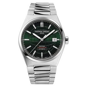 Frederique Constant® Men's Highlife Automatic Stainless Steel Bracelet Watch w/Green Dial