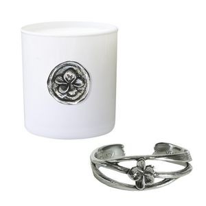 Salisbury Bloominaire™ FOM February Candle & Bracelet Gift Set