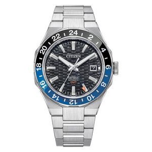 Citizen® Men's Automatics Series 8 Stainless Steel Bracelet Watch w/Black Dial