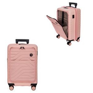 21'' Bric's BY Ulisse Expandable Pink Spinner Luggage w/Pocket