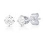 Jilco Inc. 2.00 TWT White Gold Diamond Earrings