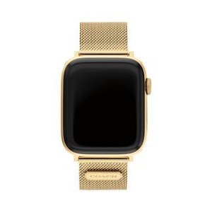 Coach® Gold Plated Apple Watch® Mesh Bracelet