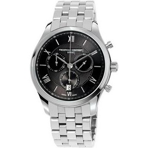 Frederique Constant® Men's FC Classic Quartz Silver-Tone Stainless Steel Watch w/Gray Dial