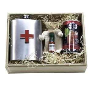 Salisbury Day After Box Flask Gift Set