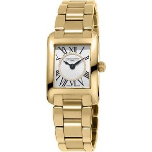 Frederique Constant® Ladies FC Classic Quartz Gold-Tone Stainless Steel Watch w/Silver Dial