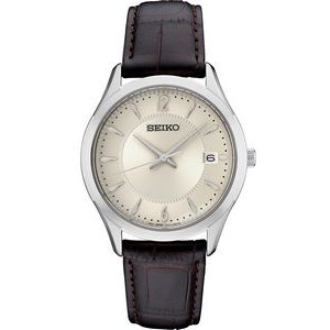 Seiko Men's Essential Collection Watch w/Cream Dial