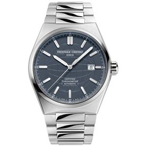 Frederique Constant® Men's Highlife Automatic Stainless Steel Bracelet Watch w/Blue Dial