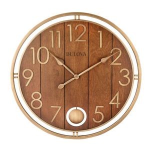 Bulova® Panel Time Decorative Wall Clock
