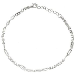 Jilco Inc. Sterling Silver Affirmation Bracelet - Say Yes to New Adventures